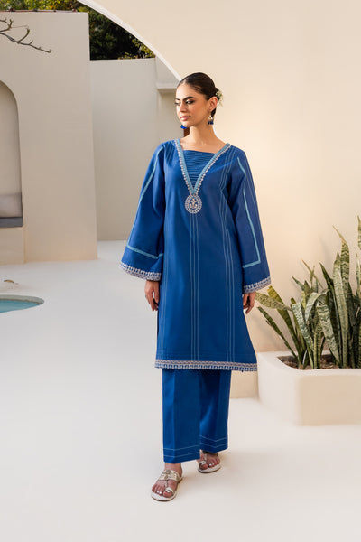 2 Piece - Embroidered Lawn Suit - Haya