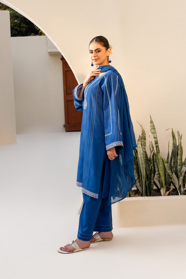 2 Piece - Embroidered Lawn Suit - Haya