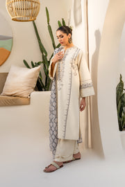 3 Piece - Embroidered Lawn Suit - Amber