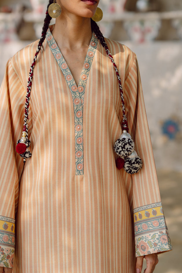 2 Piece - Printed Khaddar Suit - NG-04